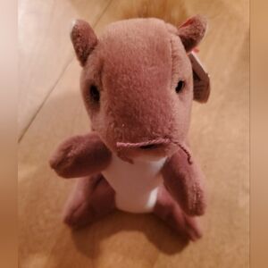 TY Beanie Baby - NUTS the Squirrel (5.5 inch) - Retired 1996